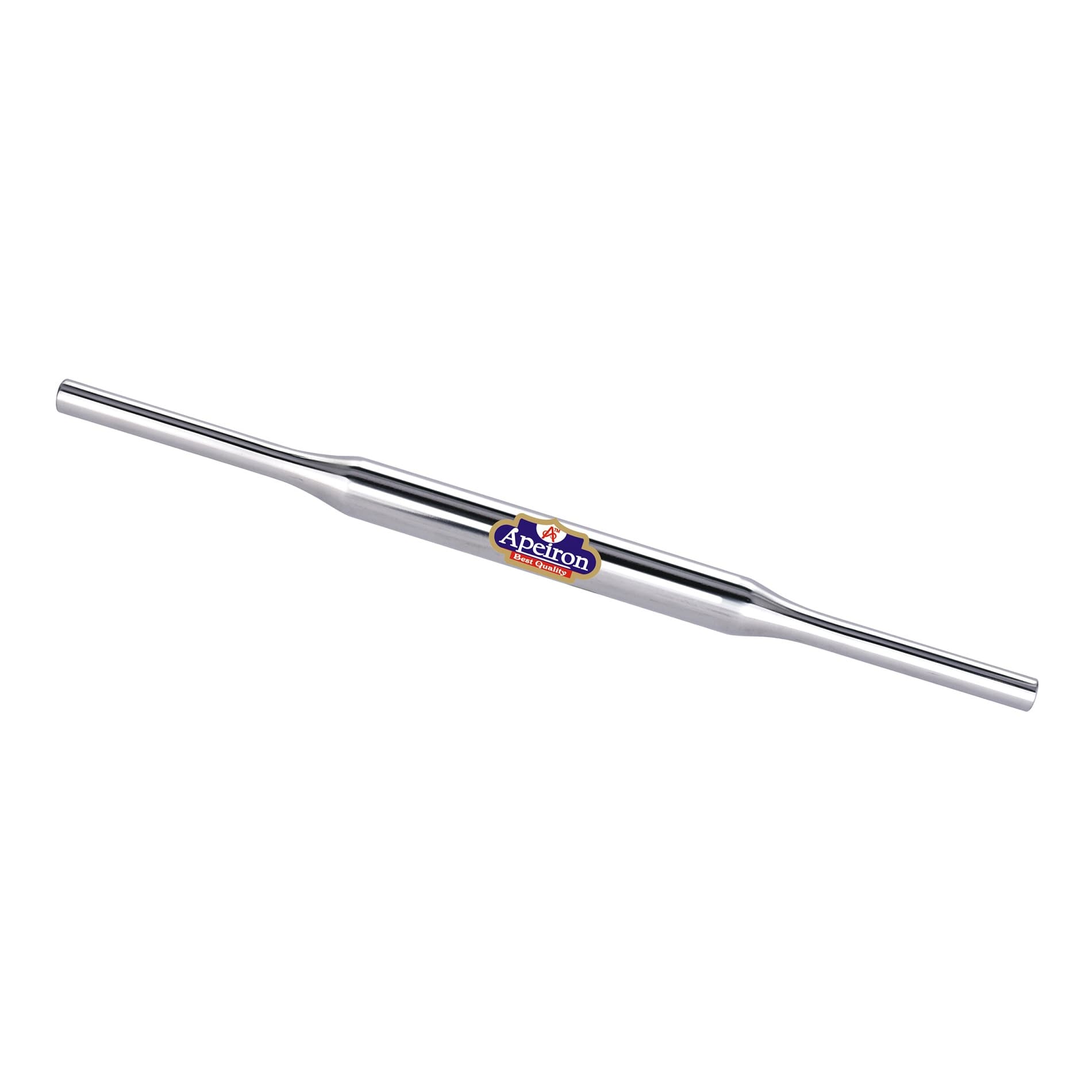 Apeiron Stainless Steel Silver Rolling Pin/Belan, 215 gm Pack of 1