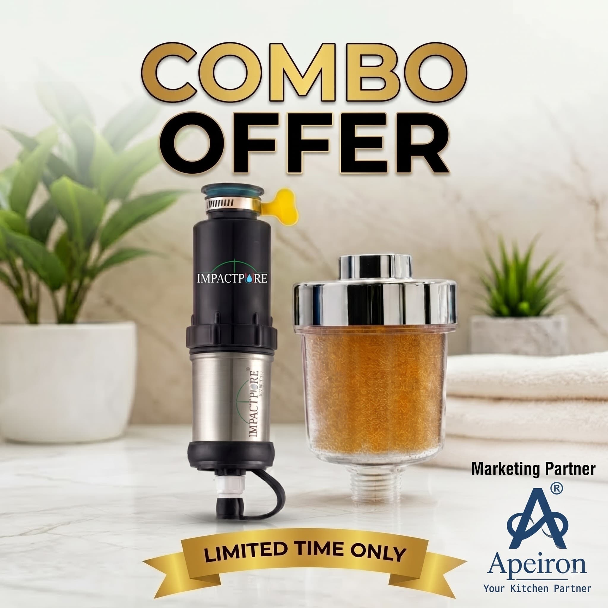 Apeiron Impactpure Mobile Water Purifier With Softner