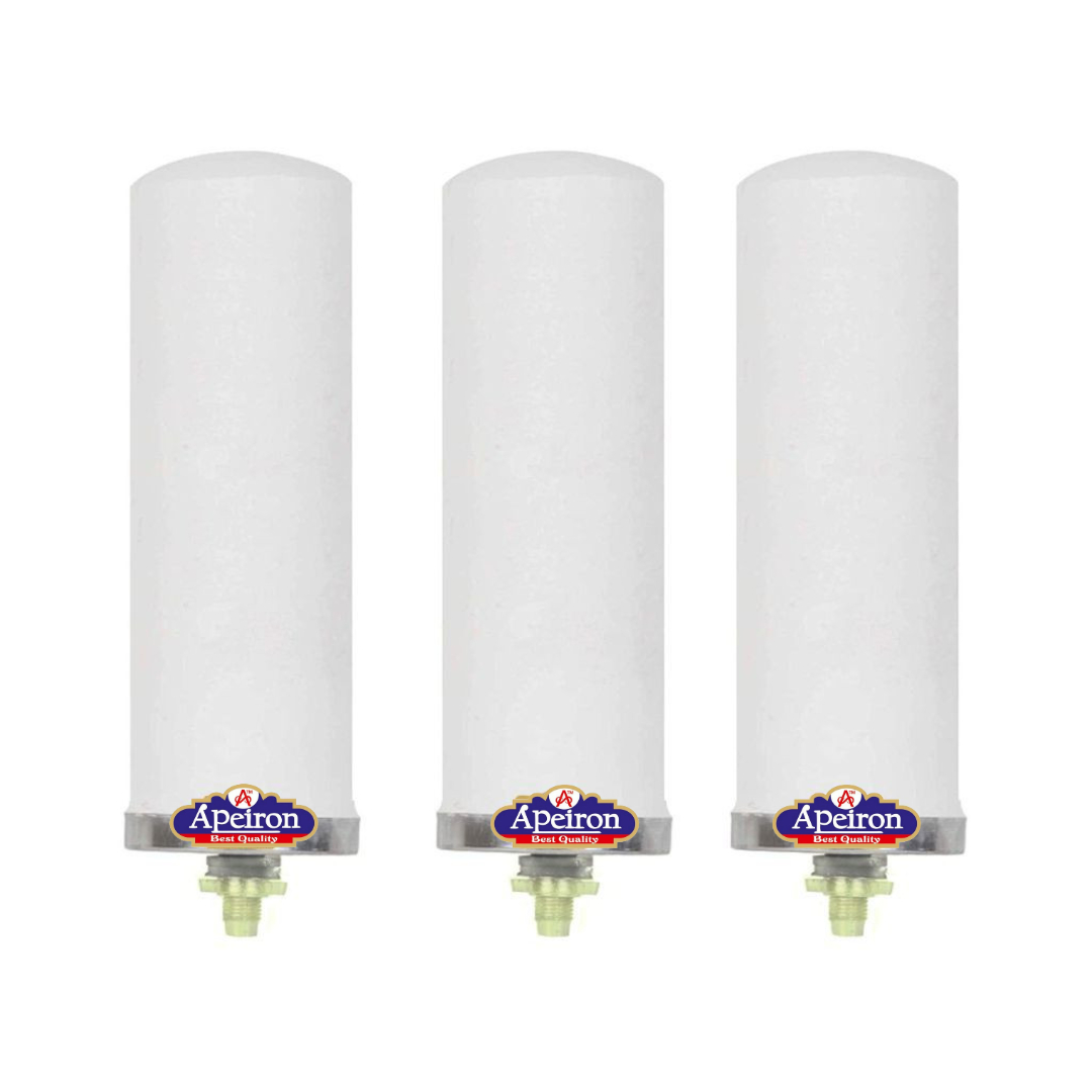 Apeiron Water Filter Cartridge New Ceramic Candle Pack Of 3