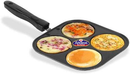 NonStick Mini Uttapam Pan Mini Pancake Maker Mini Crepe pan Idli Pan Pancake  Multi-Snack Maker Aluminium Uttapam Tawa Mini Pancake Tava 7 Cavity (275mm)  - Yahoo Shopping